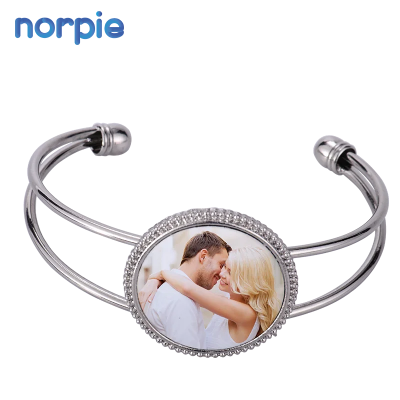

DIY Jewelry Accessory Bracelet Sublimation Blank Cuff Bangle, Silver/gold