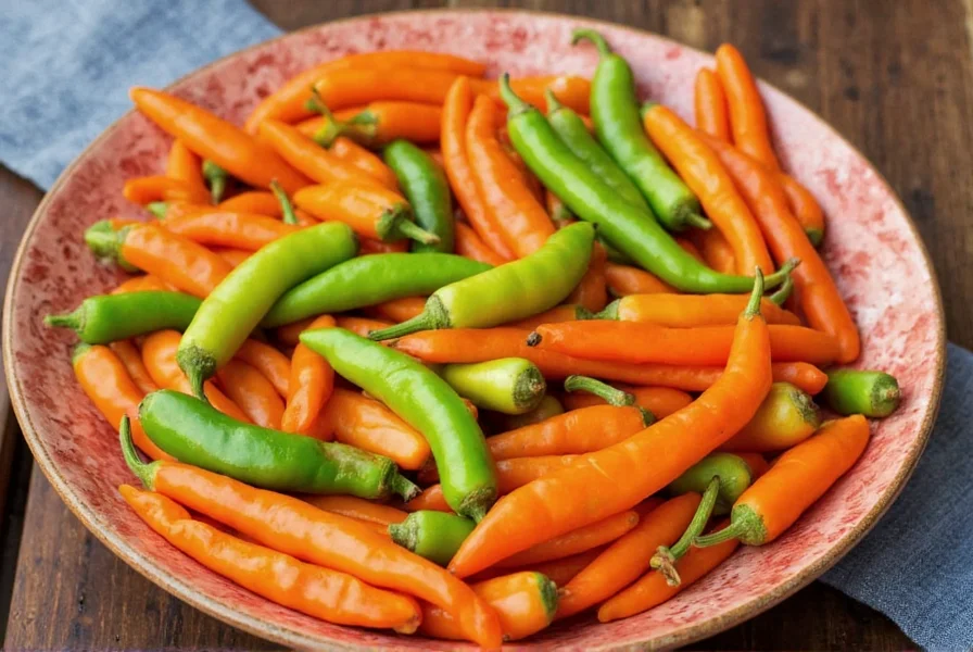 Roasted Anaheim chili peppers with charred skin ready for peeling