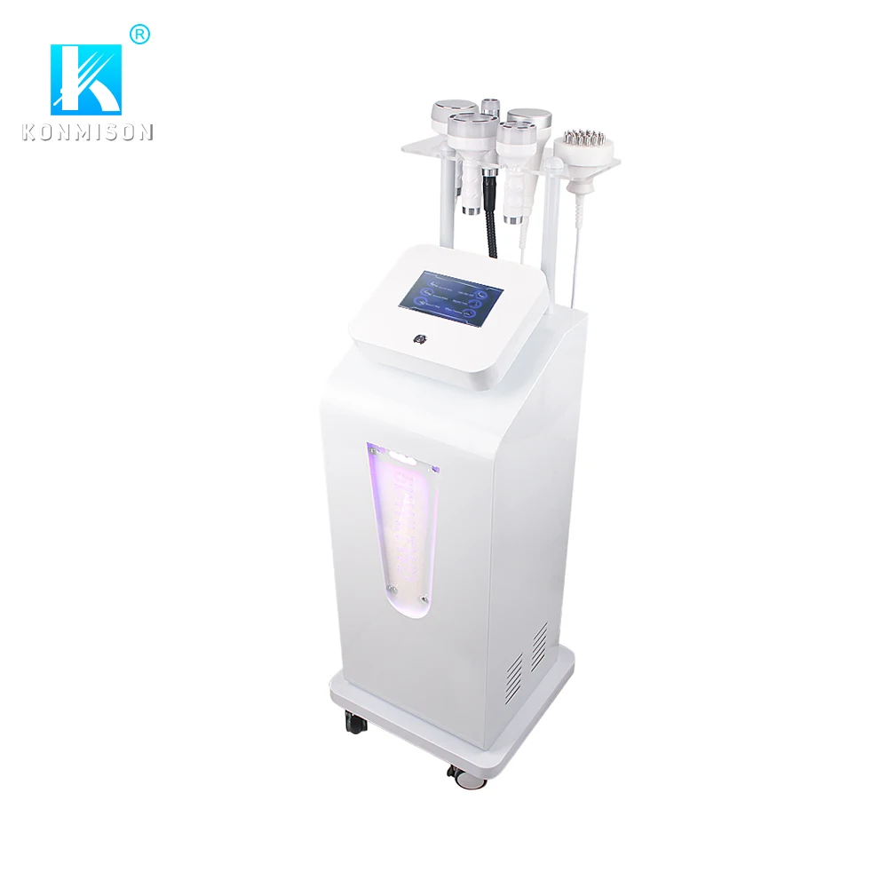 

Professional 5D RF Ultrasonic cavitation machine 80k radio frequency body slimming lipo cavitation machine 6 in 1