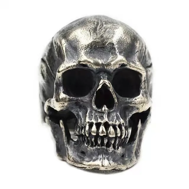 

Fashion Retro Punk Skull Skull Heavy Rock Zinc Alloy Men's Ring