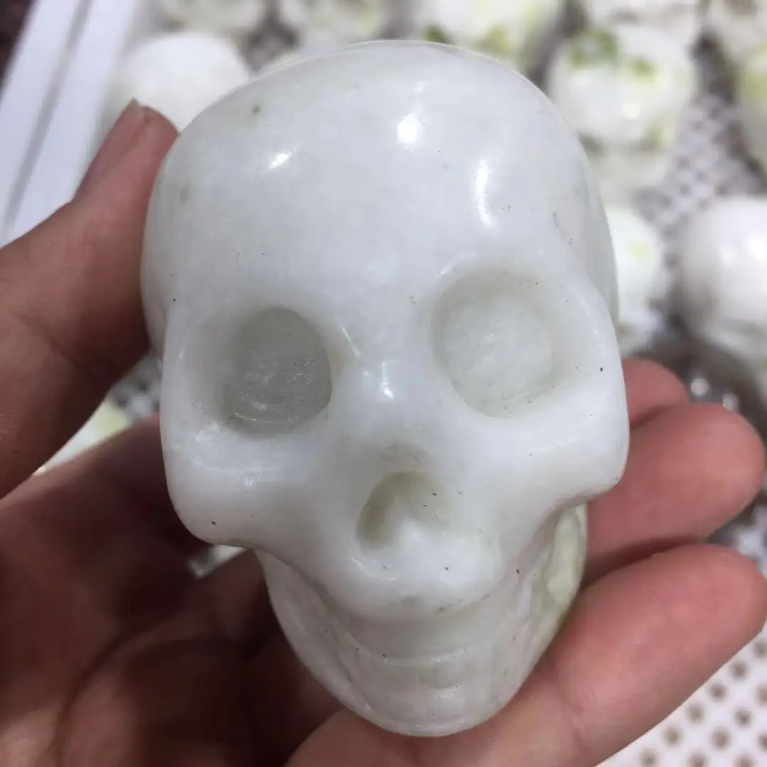 

Jialin Jewelry factory natural quartz crystal skulls carved crystal for gift, Stone
