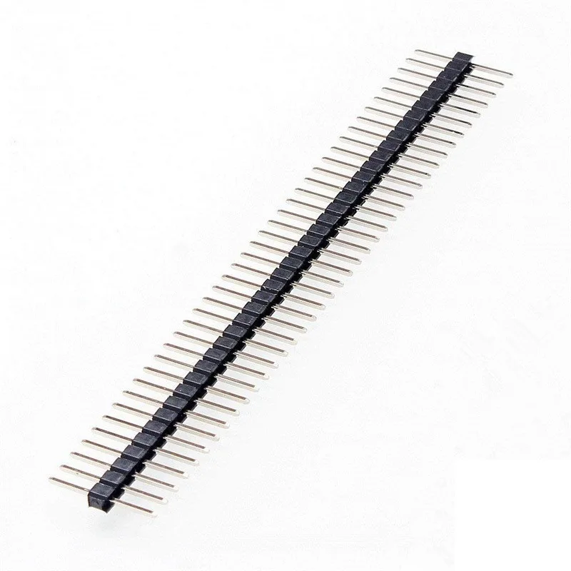 40pin 2.54mm 20mm Long Header Pin Male Breakable Pin Header Buy 40pin