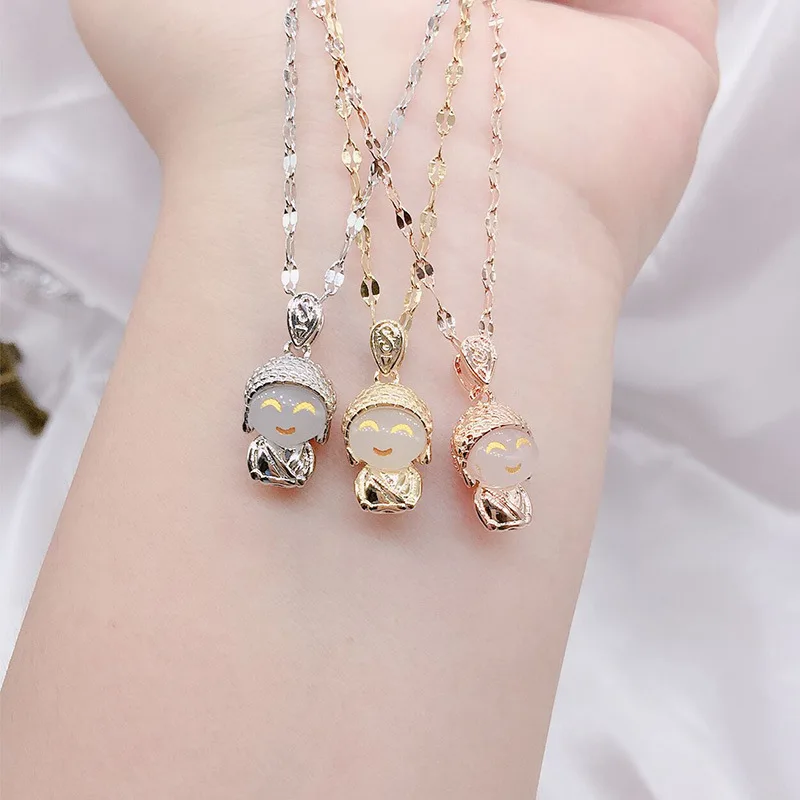 

Little Buddha little Sami titanium steel necklace