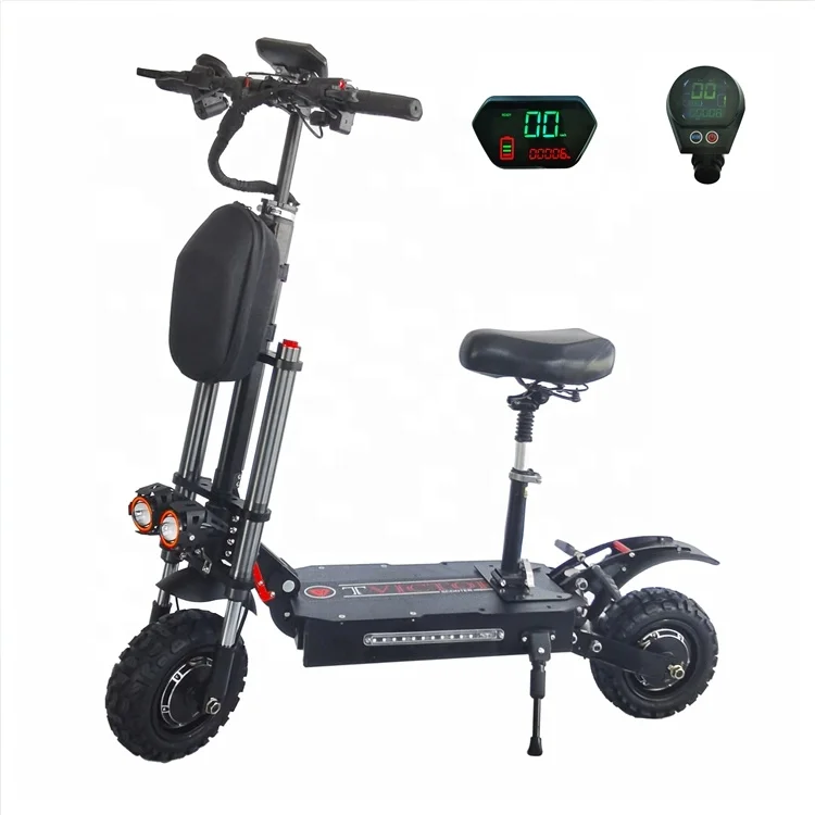 

China wholesale sale dual motor off road 5600W 60 V 11 inch electric scooters for adults