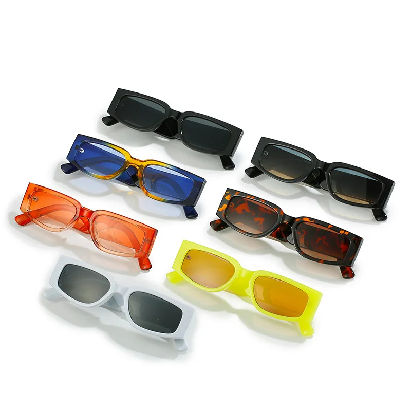 

XY8926 OEM ODM Custom logo sunglasses new fashionable retro sunglasses rectangle women shades gafas bulk eyewear