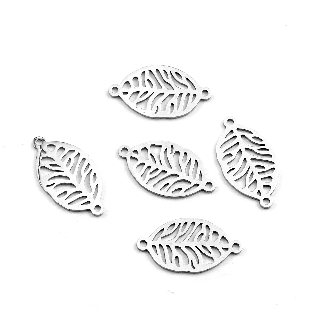 

Newest Hot Sale Stainless Steel Leaf Shape Pendants for Women Daily Jewelry, Steel/gold/rose gold and other