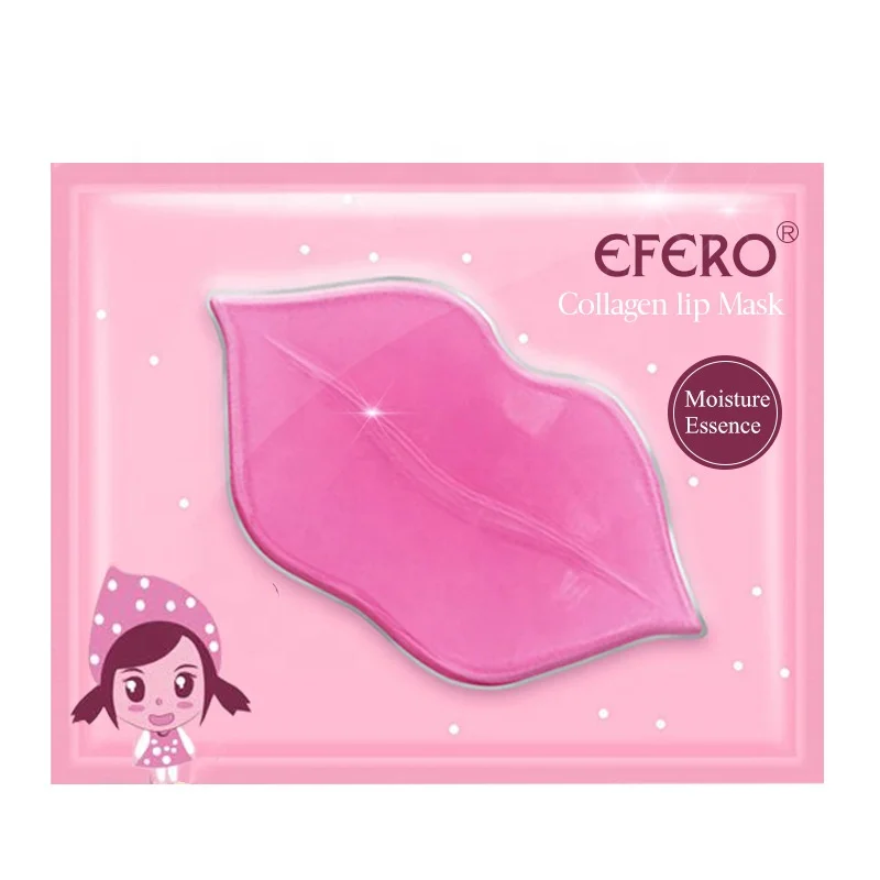 

Wholesale EFERO Moisturizer Lip Mask Sheets Lip Mask Crystal Collagen Lip Mask