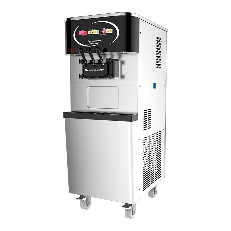 
oceanpower soft serve machine for make ice cream OP138CS with Twin Twist mquina de helados 
