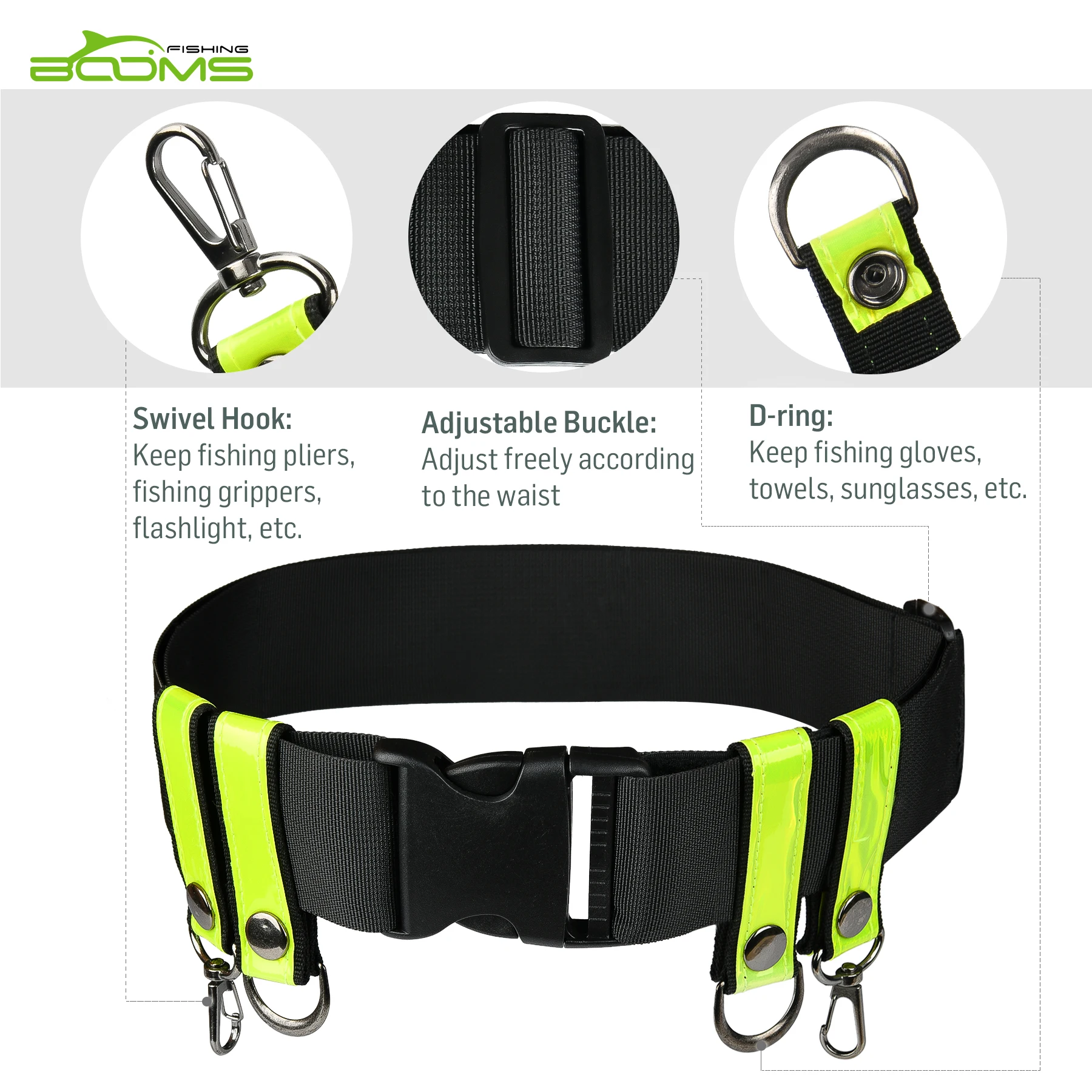 
Booms Fishing FB1 Fly fishing Surf Fishing Wader Wading Belt 