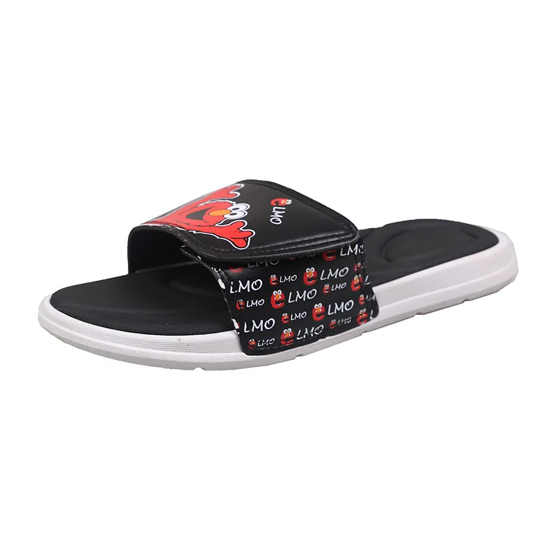 

Hot Selling 2021 Summer New Fashion Trend Street Personalized Women Flat Slides Sesame Ladies Slides Slippers Sneakers For Men, Picture
