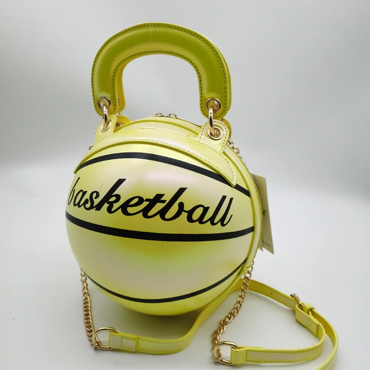 

Metallic Basketball purses handbag shoulder round ladies hand bag basketball purses and handbags special color, Metallic color