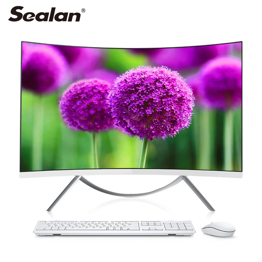 

SEALAN all in one desktop computer  curved screen i5-4300M for gaming 8GB RAM 480GB SSD 1TB HDD 2.4GHz aio pc