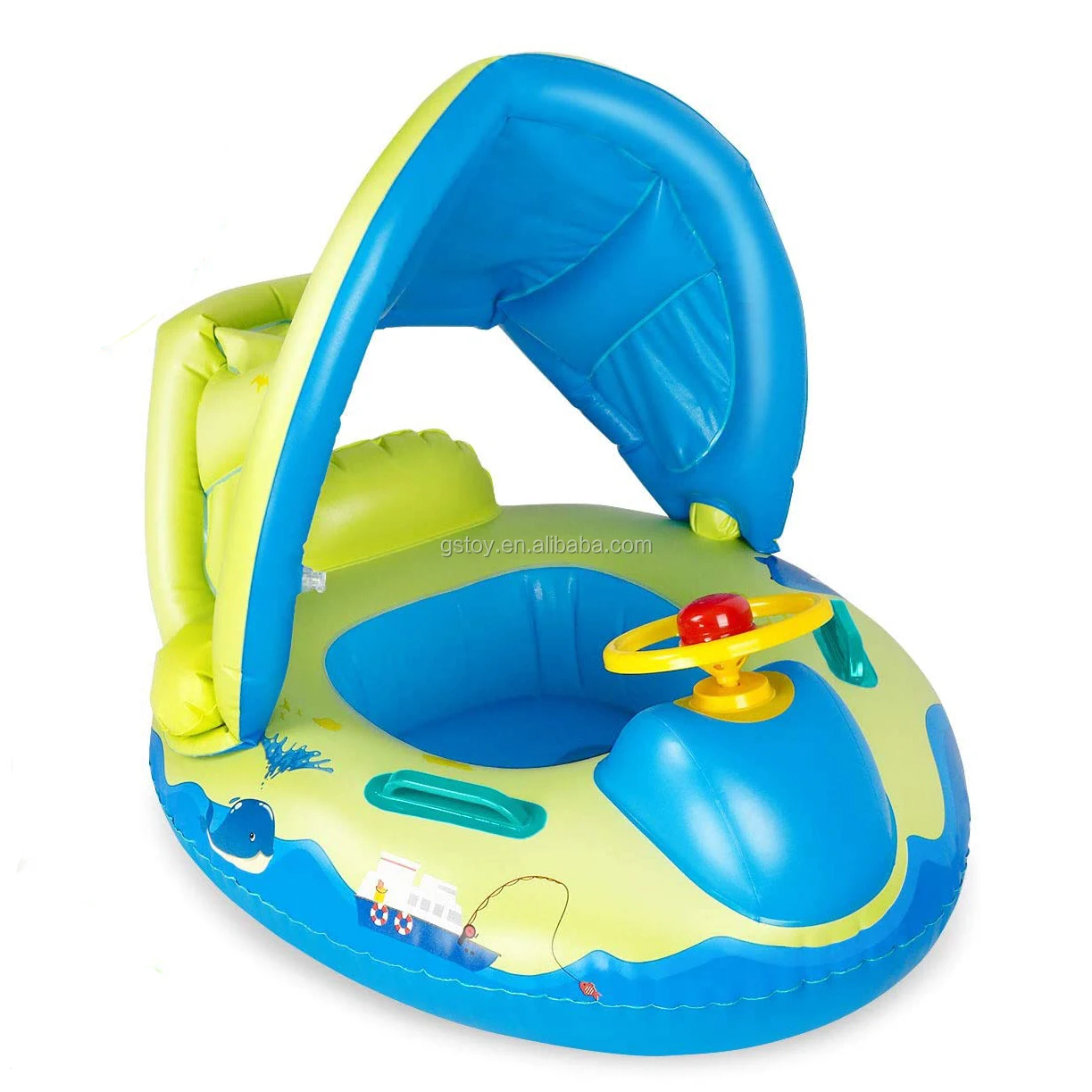 infant pool float with shade
