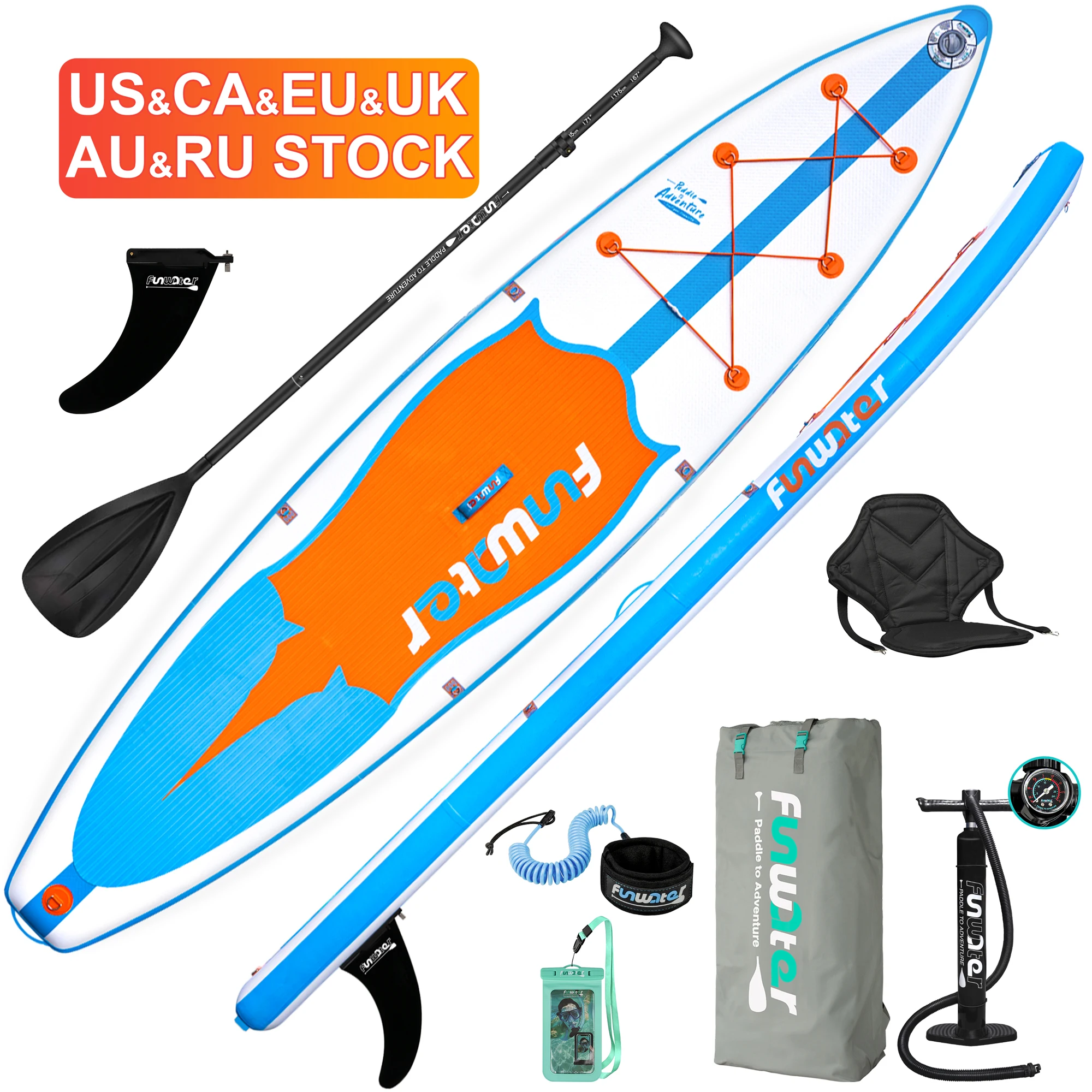 

FUNWATER Dropshipping OEM importing stand up paddle boards stand up paddle board black stand up paddle board 10 'x 32" x 6"