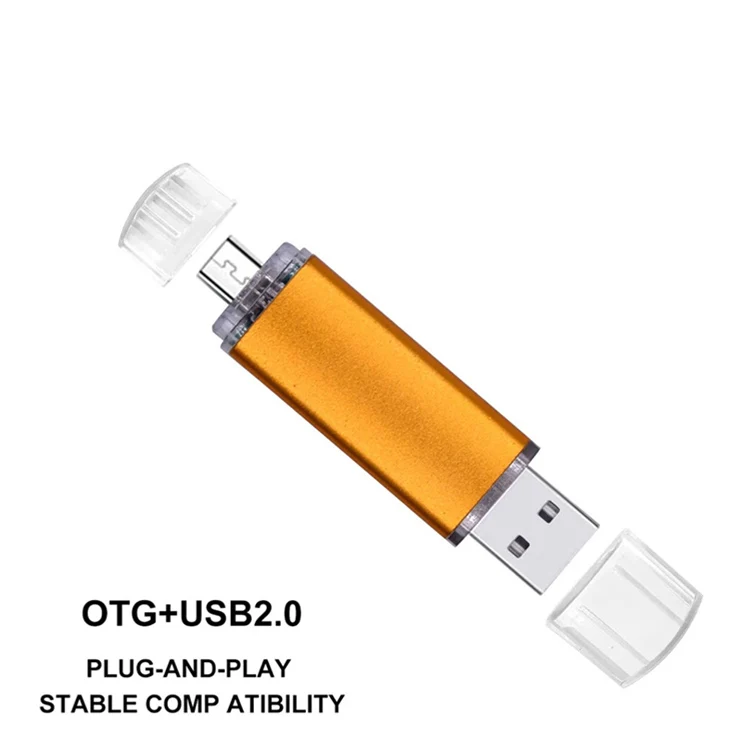

Promotion Adapter otg usb16GB/32GB/64GB/otg 2.0 blue shell rectangular flash disk otg