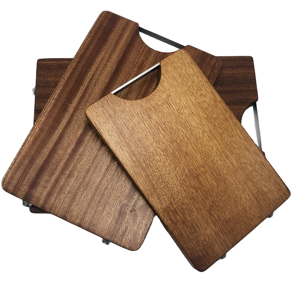 

Amazon hot high quality solid wood Cutting board in the kitchen, Natural sapele wood color