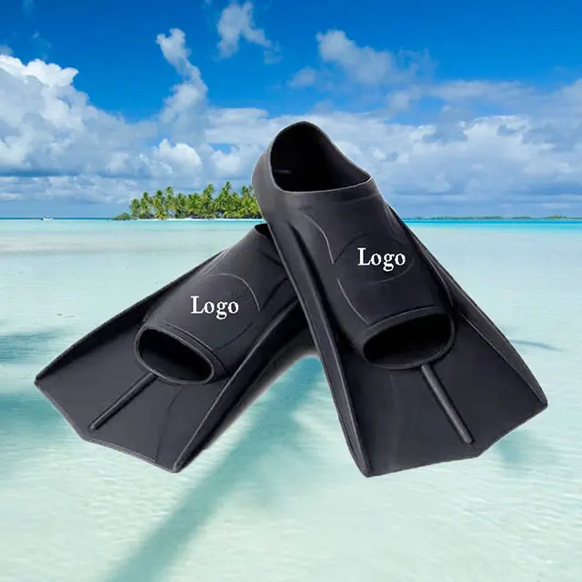 Flipper Kids Hot Sale Underwater Training Water Shoes Silicone Rubber