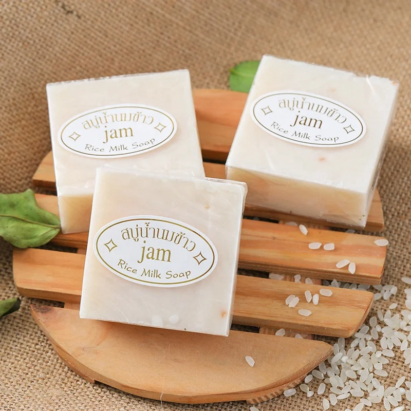 

OEM/ODM Thailand Rice Milk Soap Original Wholesale Handmade Soap Rice Milk Whitening Goat Milk Soap for Whitening Oil Control