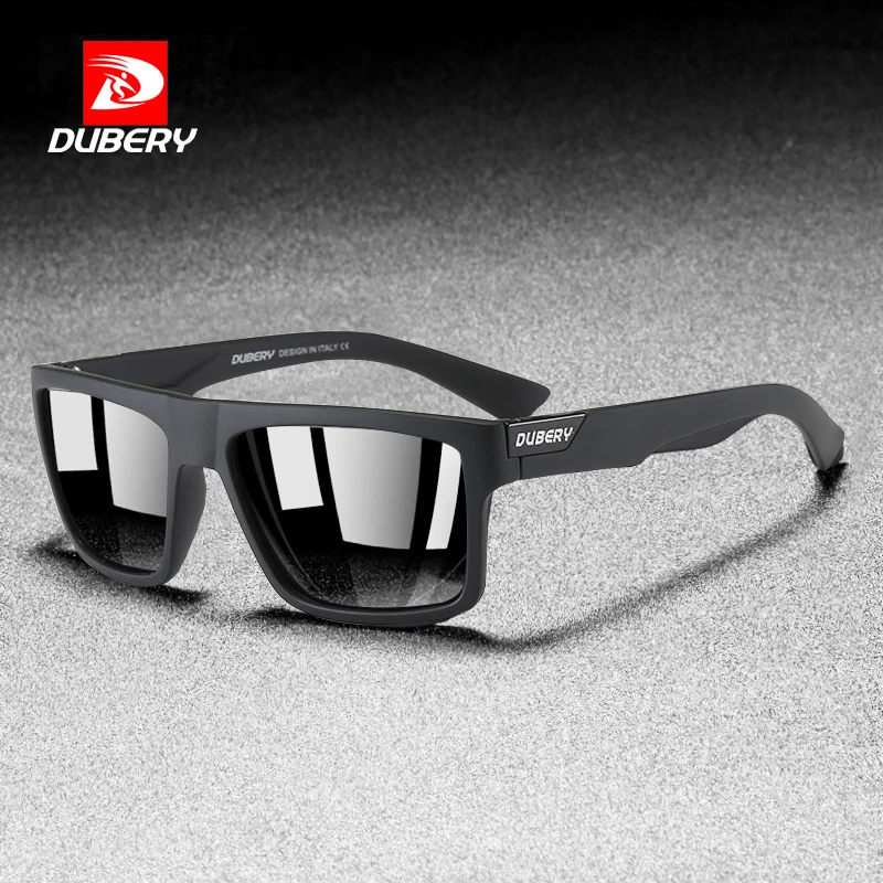 

DUBERY Classic Square Sunglasses Style Sun Glasses Male Outdoor Travel Goggles D918 Super Light Eyeglasses Frame Retro Men Women