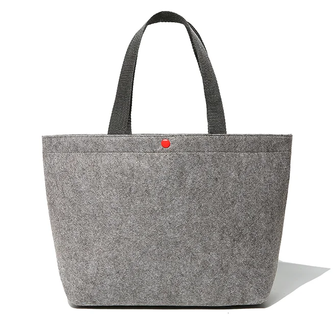 

Foldable multi-port shopping bag ladies one-shoulder felt handbag
