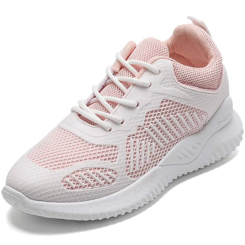 

New women breathable sneakers heighten shoes small white shoes running shoes