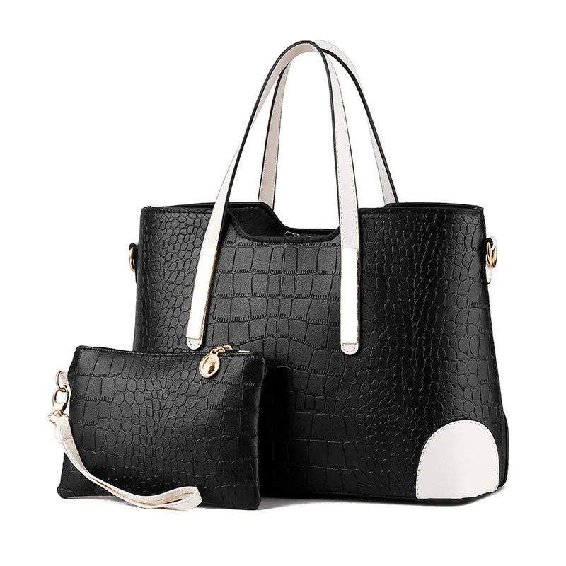 

Fashion Animal Prints Zipper Enviroment Pu Edge Paint With Cluth Multifunctional Handbags, Yellow (customized color is available)