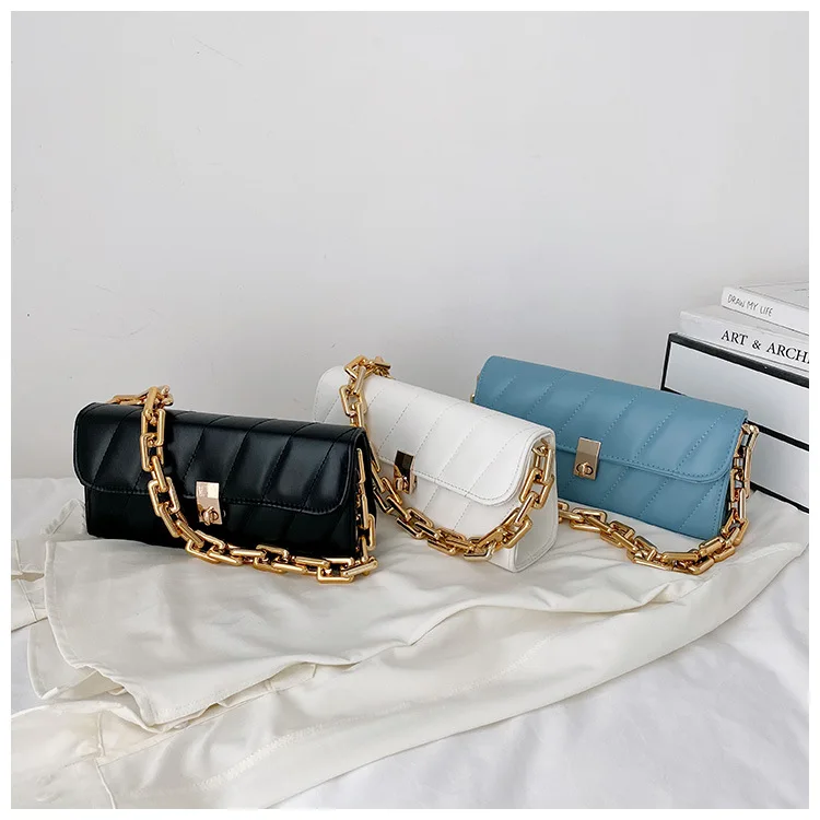 

50% OFF Hot Selling Modern Women Luxury Handbag 2021 PU Leather Solid Square Versatile Sling Shoulder Bags For Women, Customized color