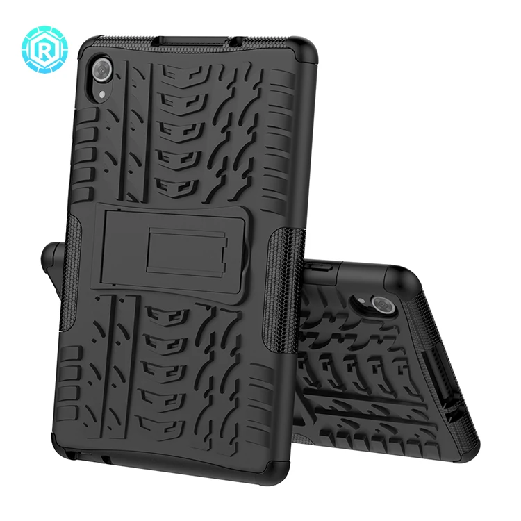 

Shockproof defender kids hard pc tpu protector 8 inches tablet case cover for Lenovo Tab M8 TB-8705F soft case with kickstand