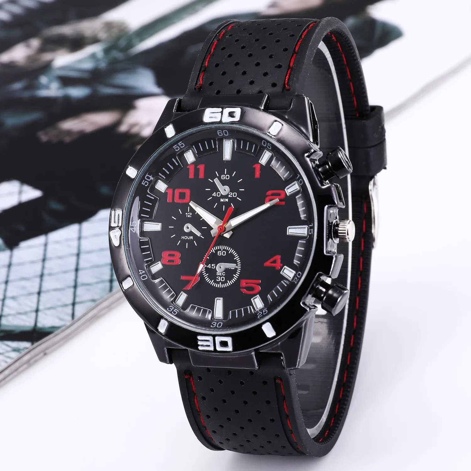 

Brand Men Sport Watch Fashion Silicone Military Waterproof Watches Sport Analog Quartz Wristwatch Hours Clock Relogio Masculino