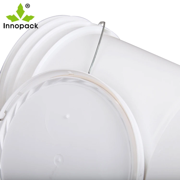 Empty 5 Gallon Plastic Paint Buckets 20 Liter Un Plastic Pail For Sale