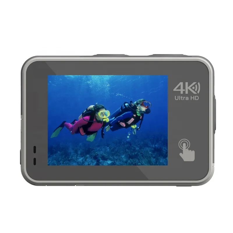 

HDKing 4K Ultra HD Touch Dual Screen WiFi Support EIS Waterproof Action Camera With Remote Control