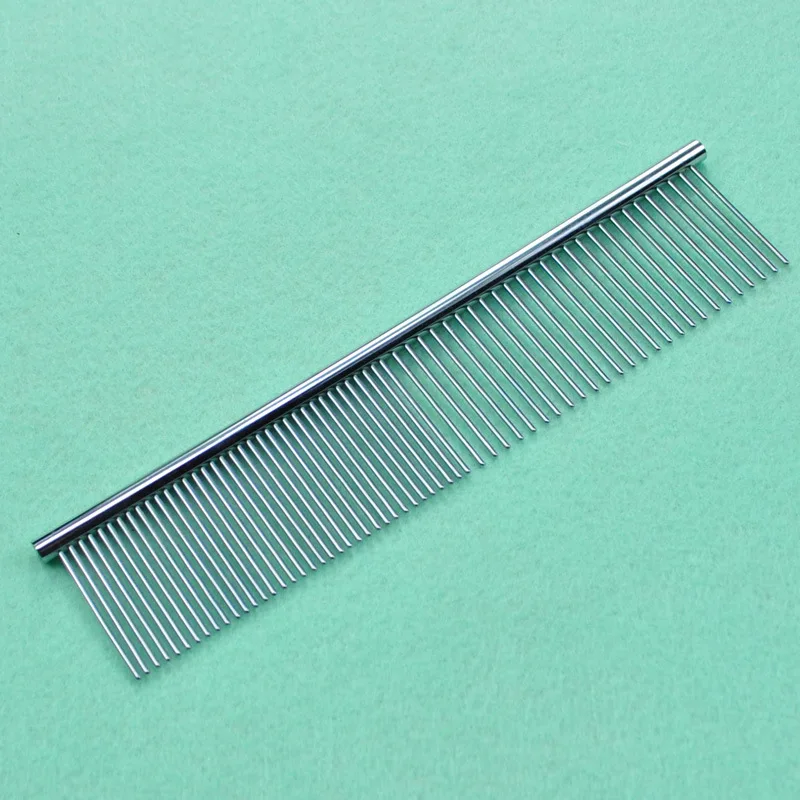 Metal Comb For Dogs Stainless Steel Pet Dog Cat Pin Comb Hair Brush