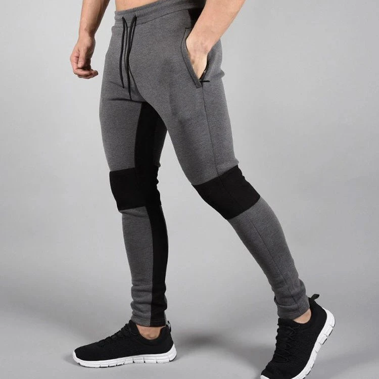 

Men Joggers Brand Male Trousers Casual Pants Sweatpants Jogger Dark grey Casual Elastic cotton GYMS Fitness Workout pants
