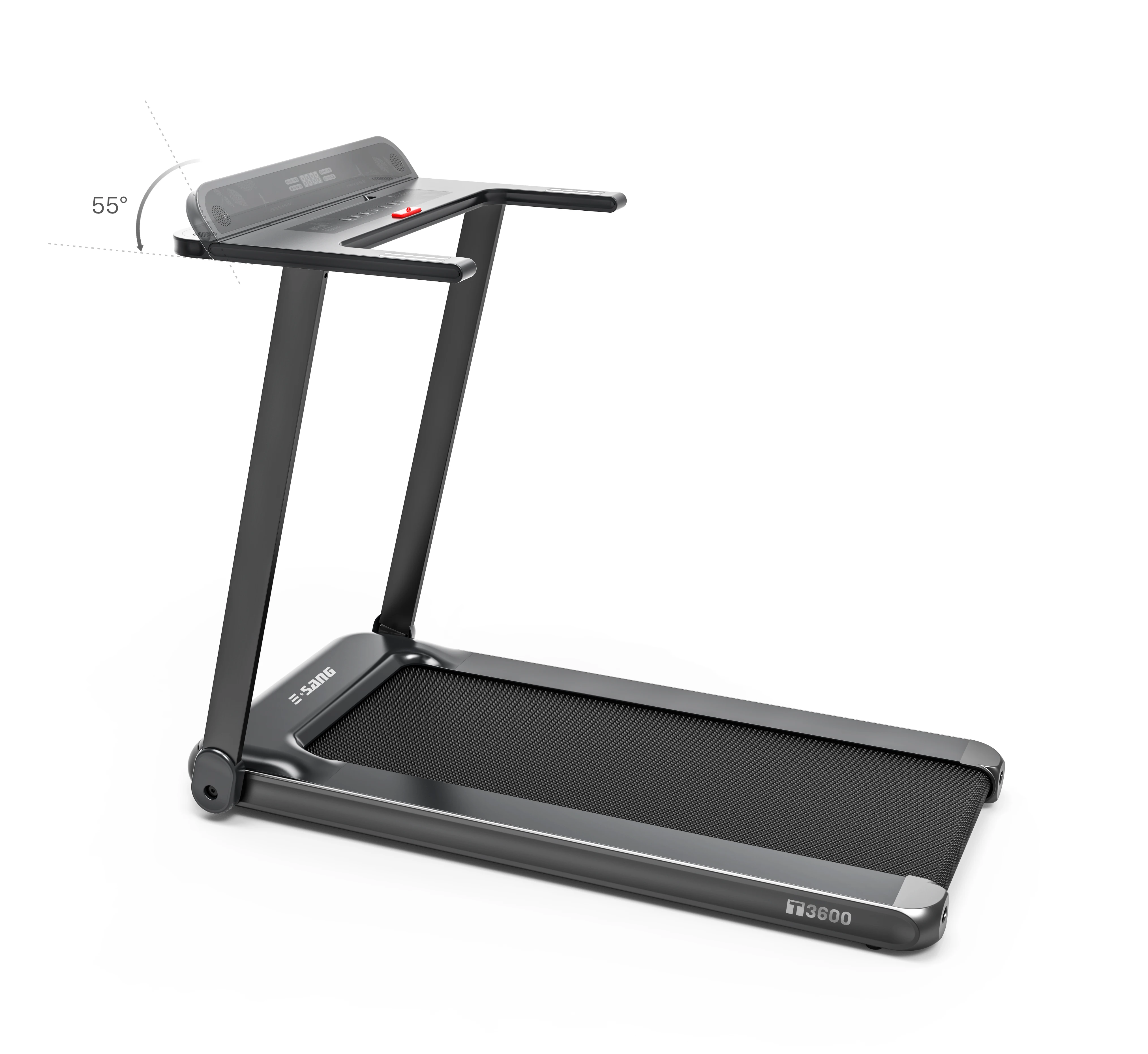 

New Home treadmill indoor running sports fitness electric mini treadmill, Black