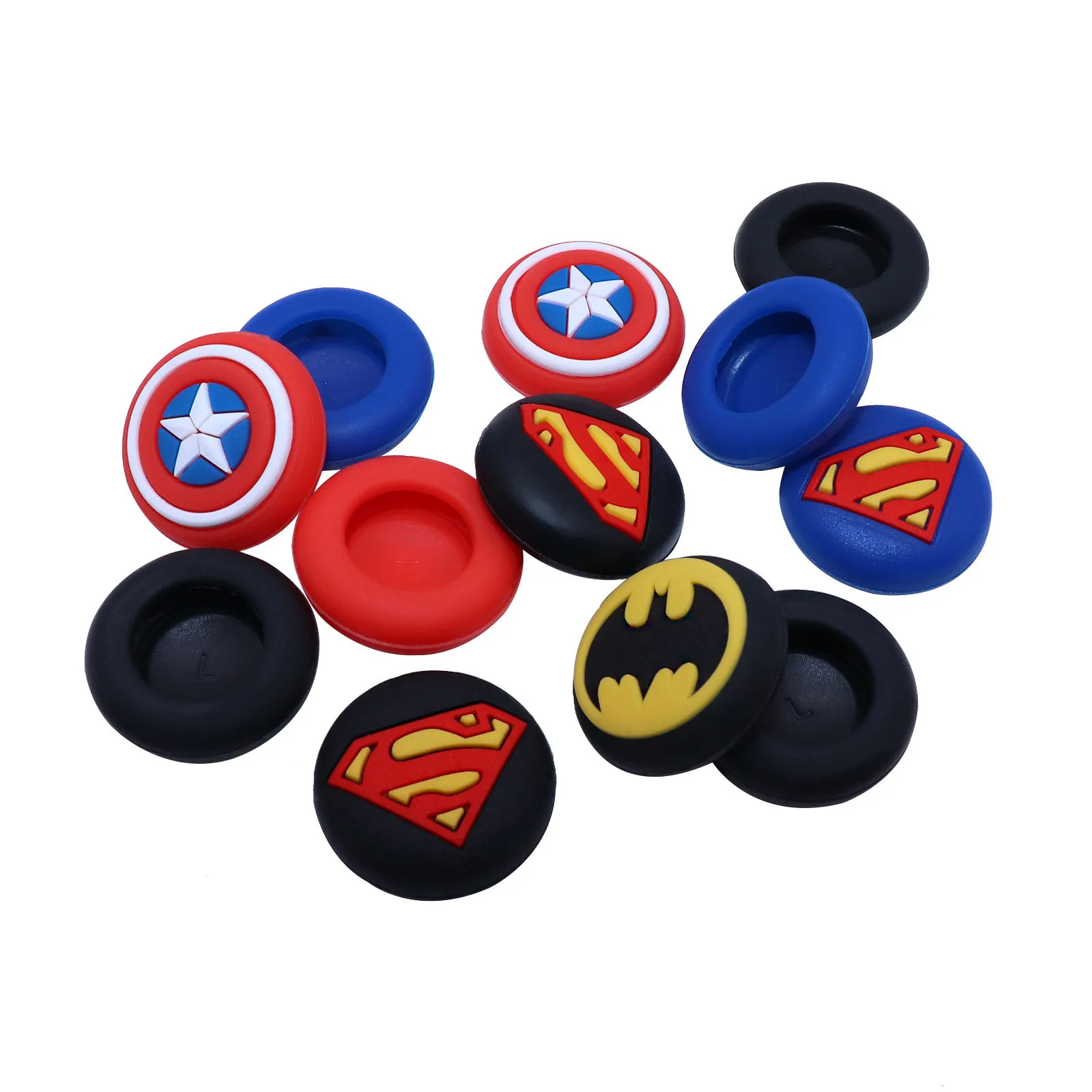 

Silicone Thumb Stick Grip Key-Cap For PS3/PS4/PS5/Xbox One S/Series X/Xbox 360/Switch Pro Controller Gamepad Game Console Case, Multicolor