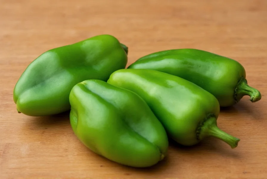 Smiling chef holding a basket of green peppers