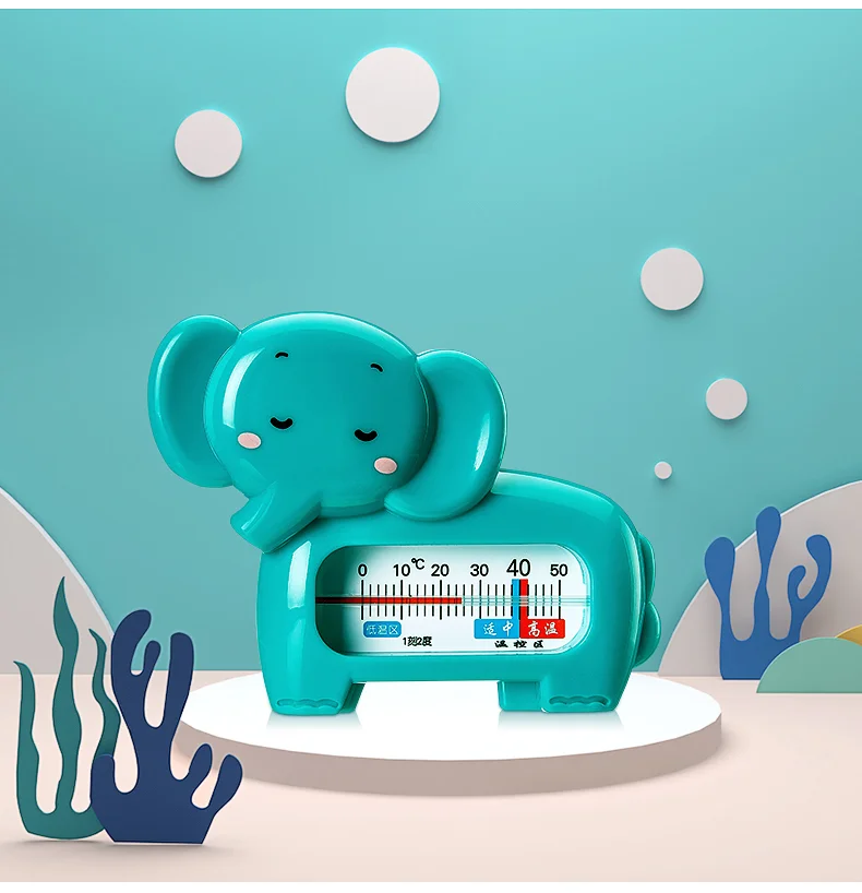 

KUB high quality Cute monkey shape smart baby bath bathtub water baby bath water thermometer, Mint green, bell blue, peach pink