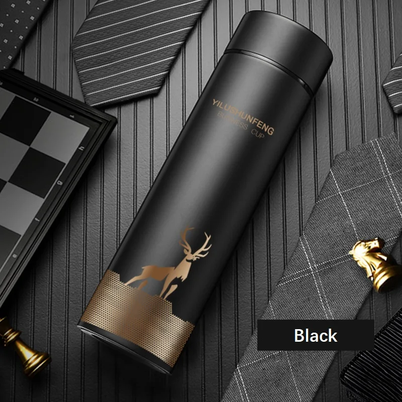 

Doyoung High Quality Smart Temperature Display Termo Stainless Steel Vacuum Tea Cup Water Bottle Thermos Flask for Business Gift, Multiple colors