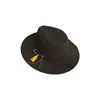 Pearl ring woolen beaded loose visor outdoor female autumn and winter warm jazz hat