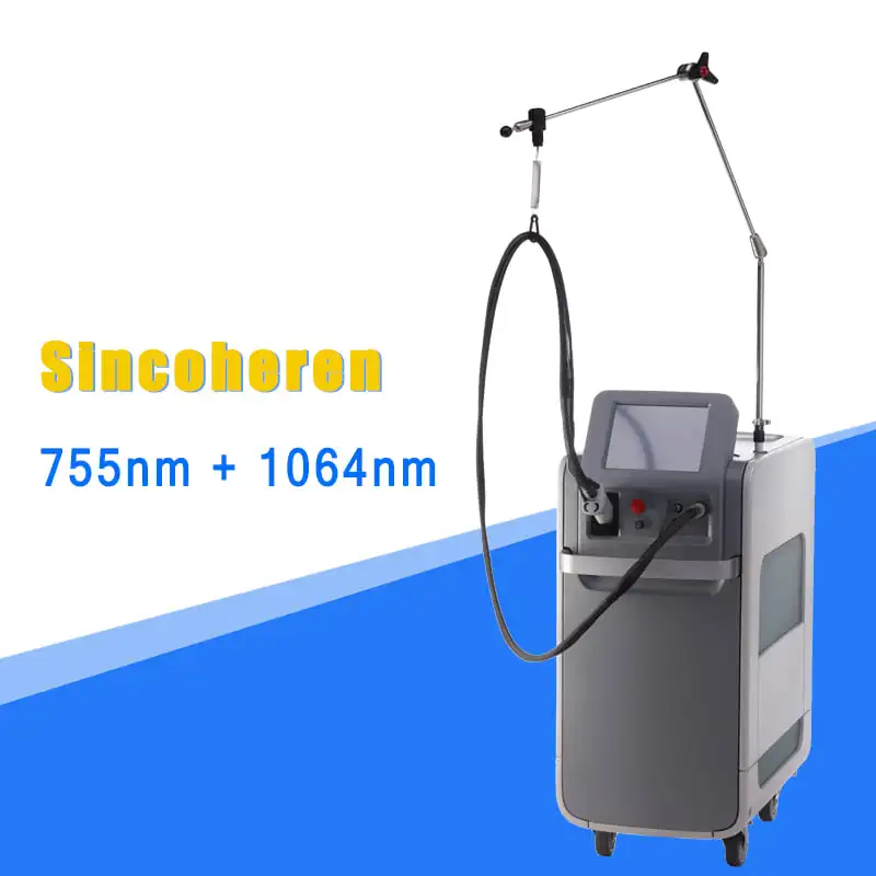 

2022 Trending Sincoheren Beauty Laser With Long Pulse Alex Laser Alexandrite Laser Advanced Painless Hair Removal Machine