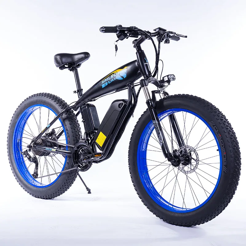 

Electric Bicycle 26inch 48V 13Ah E-Bike Lithium Battery 350W 7 Speed Fat Tire Mountain Snow Electric Bike with Disc Brake