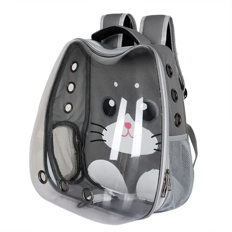 

Best Selling Dog Products Portable Pet Cat Carrier Space Capsule Recycled Pet Backpack Transpar