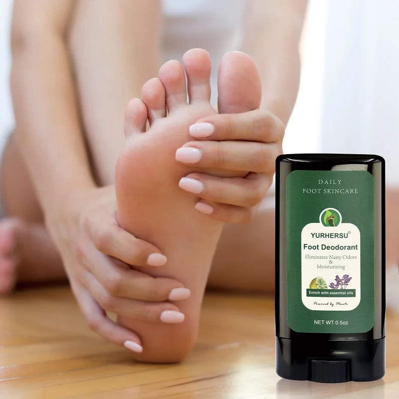 Foot Deodorant Stick - Prevents Odor & Moisture Aluminum-Free Foot Care Stick Custom Logo Wholesale Price OEM/ODM Service