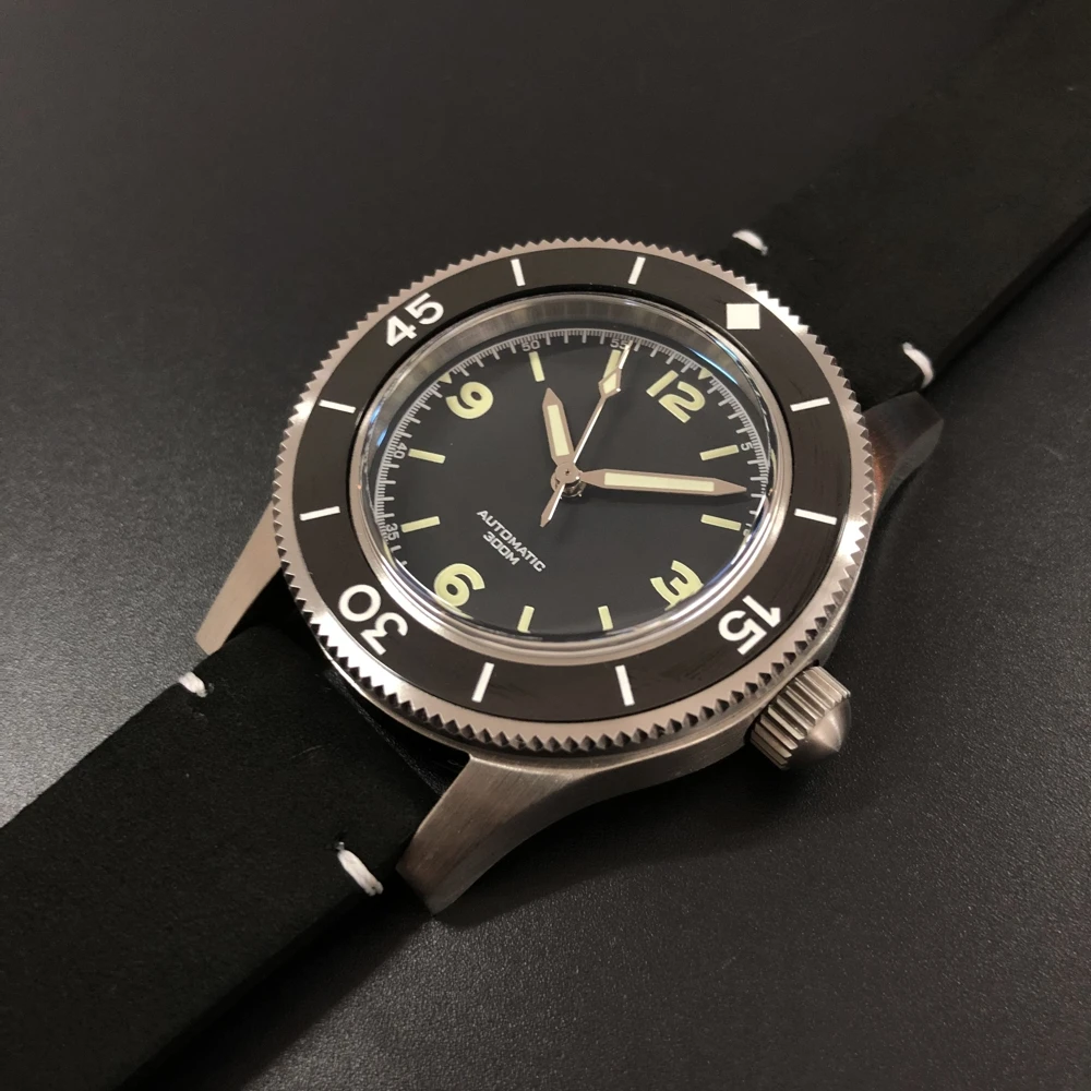 
In Stock! SD1952 Japan NH35 Automatic Watches Ceramic Bezel Diving Wrist Watches Men 