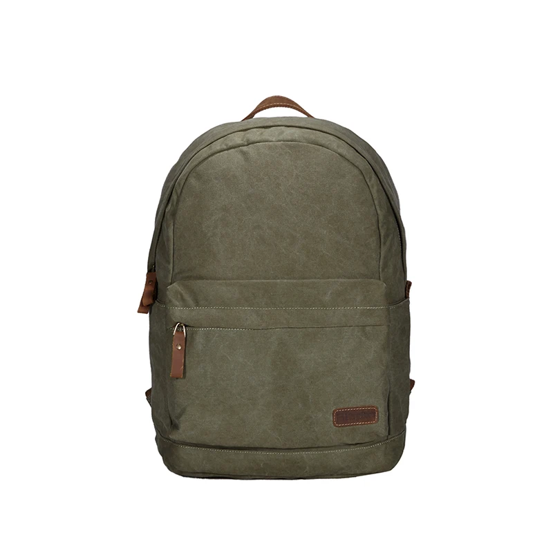 

Hot selling leisure large unisex eco friendly wholesale custom crazy leather waterproof school canvas backpack men, Customized color