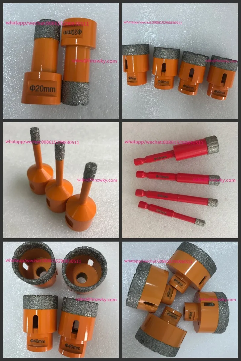 M14 Ceramic Tile Marble Hole Saw Diamond Core Drilling Bit For Stone