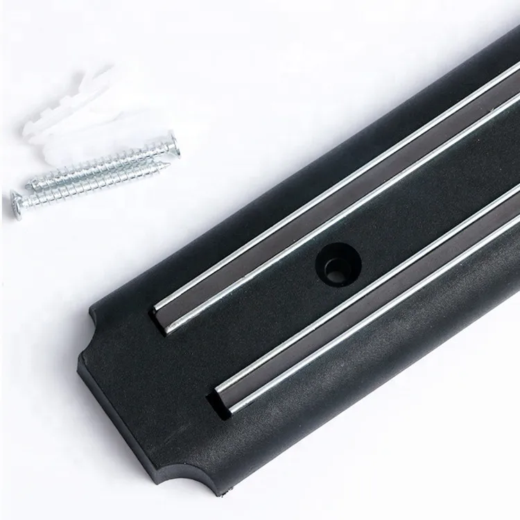 

13 inches plastic magnetic knife holder Magnetic Knife Rack, Space-saving Innovation plastic magnet knife holder