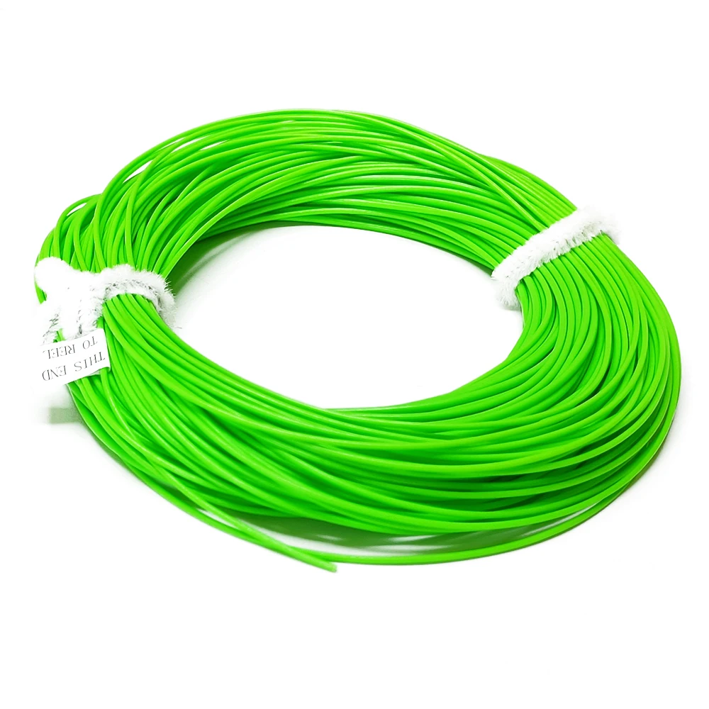 

Newbility 100ft Fly Line #3/4/5/6/7/8/9/10 WF Weight Forward Floating Fly Fishing Line Yellow Blue Orange Green Line Fishing, Can be customized