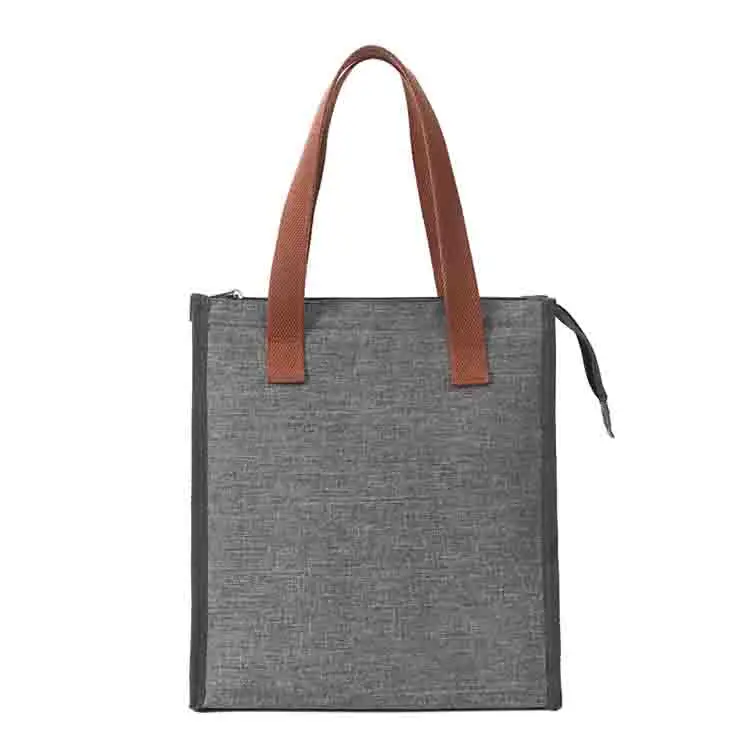 

custom waterproof insulated picnic lunch bag thermal Aluminum Film recycle lunch cooler bag