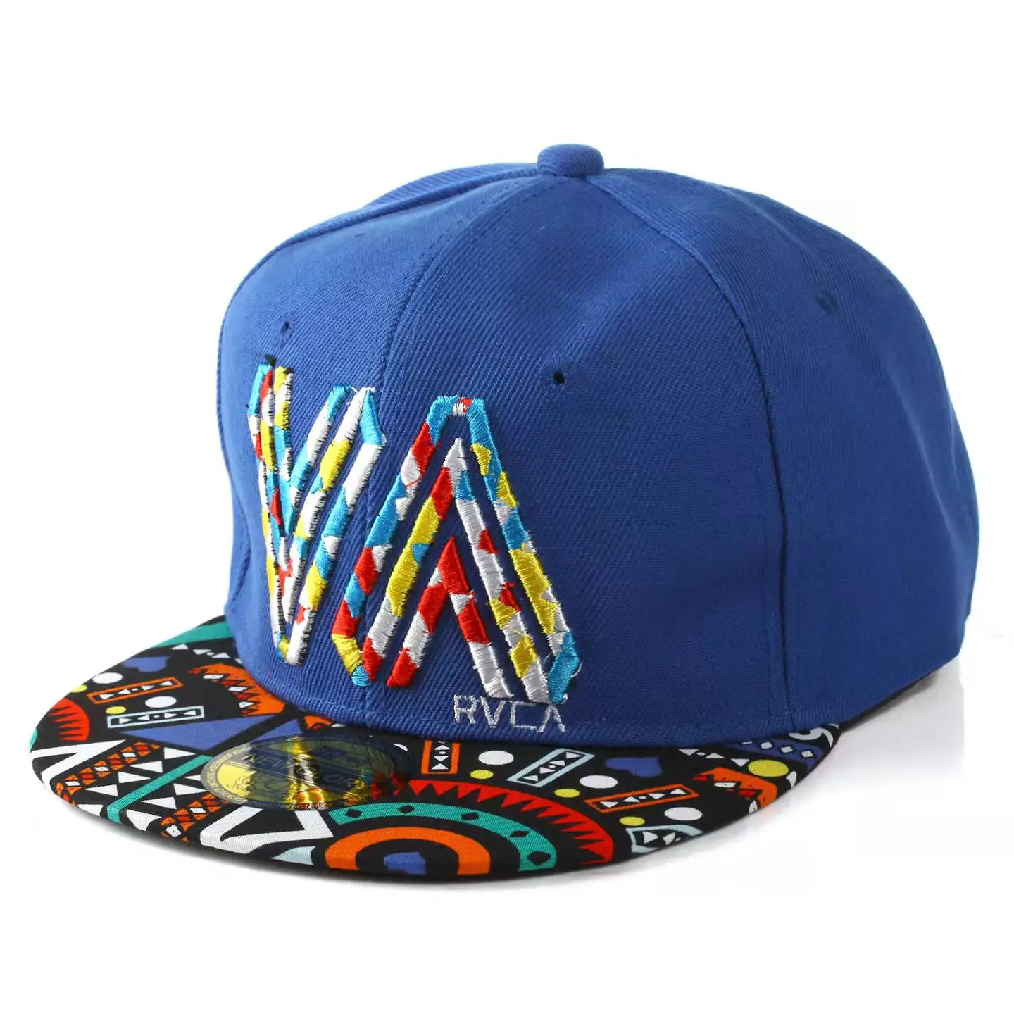 

3D Printing Patch Custom Flat Bill Closed Back Flat Brim Hip Hop Fitted Embroidery Snapback Caps For Man And For Woman